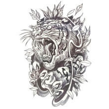 Laikina tatuiruotė Tigras 8261; 19x12cm