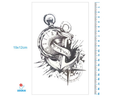 Laikina tatuiruotė Inkaras 8282; 19x12cm