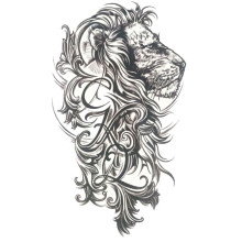 Laikina tatuiruotė Liūtas 8420; 12x19cm