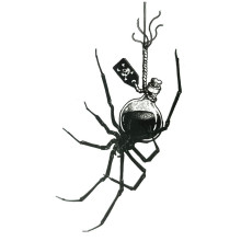 Laikina tatuiruotė Voras 83032; 10x6cm