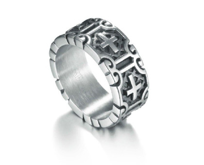 Žiedas Cross 777; 19 dydžio