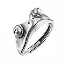 Žiedas Varlė siadabro spalvos; 16-24 pritaikomo dydžio