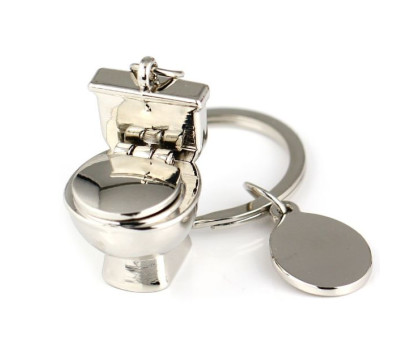 Raktų pakabukas WC; 2.5x3.2cm