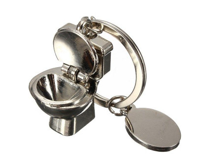 Raktų pakabukas WC; 2.5x3.2cm