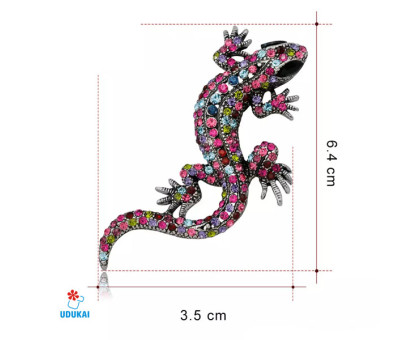 Segė Driežiukas; 3.5x6.4cm