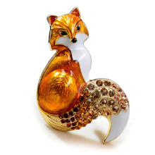 Segė Lapė geltona; 5.6x3.5cm