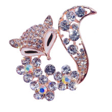 Segė Lapė auksinė; 4.5x3.7cm