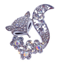 Segė Lapė sidabrinė; 4.5x3.7cm