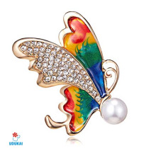 Segė Drugelis ant perlo; 4.5x3.5cm