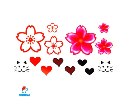 Laikina tatuiruotė Ornamentas-SYA005; 10x6cm