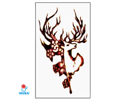 Laikina tatuiruotė Elnias-SYA008; 10x6cm