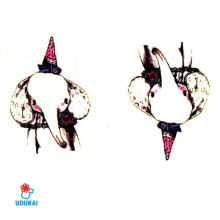 Laikina tatuiruotė Dramblys-SYA018; 10x6cm