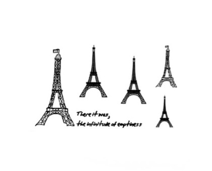 Laikina tatuiruotė Paryžius 54153; 10x6cm