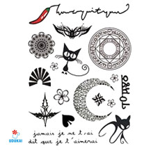 Laikina tatuiruotė Rinkinys 3074; 16x12cm