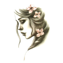 Laikina tatuiruotė Marytė I20; 10x6cm