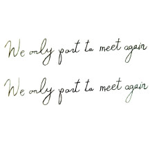 Laikina tatuiruotė Tekstas NN015; 10x6cm