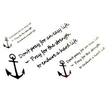 Laikina tatuiruotė Tekstas 46017; 10x6cm