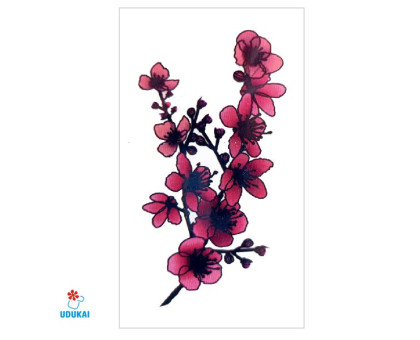Laikina tatuiruotė Sakura NN025; 10x6cm