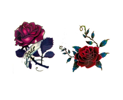 Laikina tatuiruotė Rožės NN029; 10x6cm