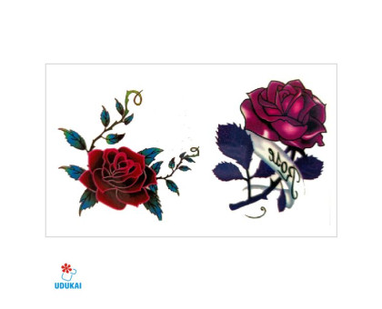 Laikina tatuiruotė Rožės NN029; 10x6cm
