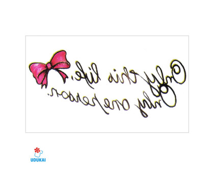 Laikina tatuiruotė Only B07; 10x6cm