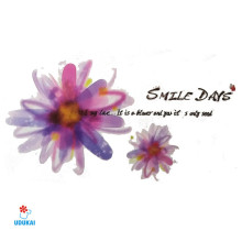 Laikina tatuiruotė Gėlės F08; 10x6cm