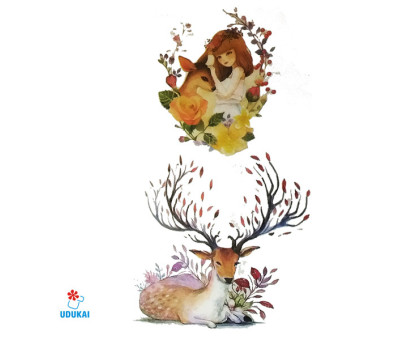 Laikina tatuiruotė Elnias F24; 10x6cm