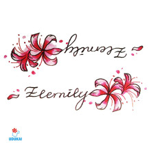 Laikina tatuiruotė Tekstas G23; 10x6cm