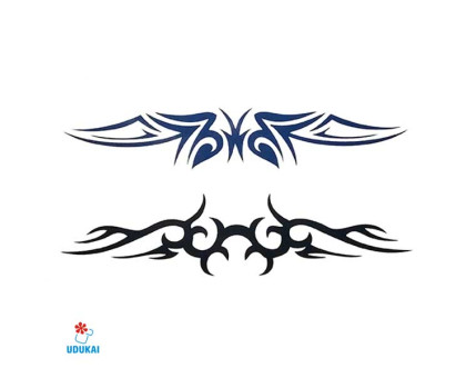 Laikina tatuiruotė Ornamentas NB029; 10x6cm